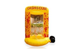 Wholesale Customized Inflatable Money Grabbing Game Cash Cube Machine from china suppliers