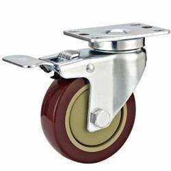 Wholesale 04-Medium duty caster Swivel brake PVC caster wheel from china suppliers