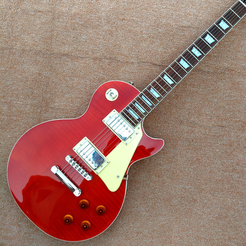 New style high quality Standard LP 1959 R9 electric guitar, Quilte Maple top rosewood fingerboard Electric guitar, free