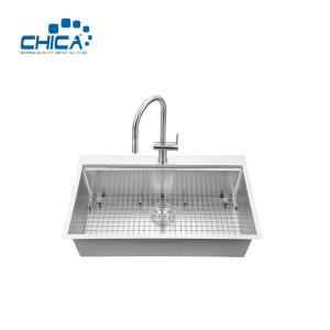 Wholesale Kitchen Sink Topmount Kitchen Sink Single Bowl Kitchen Sink Stainless Steel Kitchen Sink Handmade from china suppliers