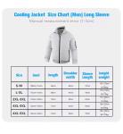 4XL Knitted Air Conditioned Shirts Breathable Ac Cooling Jacket