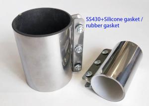 Wholesale Ss430 Metal Pipe Couplings White Food Grade Silicone Gasket 63 * 150 Mm from china suppliers