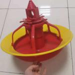 Wholesale Plastic Automatic Food Pan Animal Quail Turbo Feeder Tray Chicken