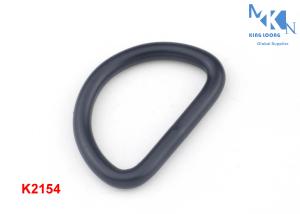 Wholesale Black Metal D Rings Iron Material , 26mm Inner Size Metal Rings For Purses from china suppliers