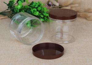 Wholesale Various Shape Clear Pet Jars With Colourful Cap For Nuts / Snack Packaging from china suppliers