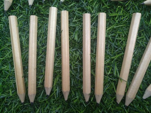 hexagon golf pencil , Hexagonal golf pencil , golf pencil , wooden pencil eraser