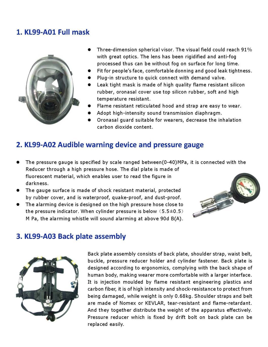 Factory Direct Sale 9L Scba Portable Breathing Apparatus for Rescue