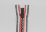 Shoes / Jeans Pin Lock Gold Fashion Metal Zippers 25cm Customized Length