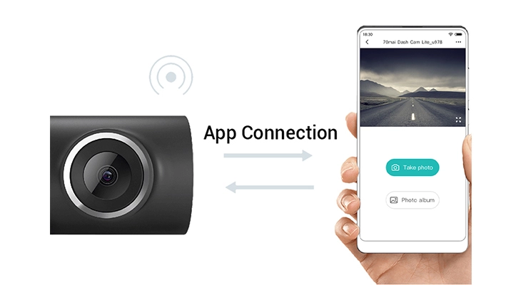 70Mai Dash Canm Pro Lite D08 GPS 1080P Wifi Car Camera 24H Parking Monitor Night Vision Car DVR Camera