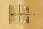 Food Grade Clear FDA 500ml Spice Herbs Square Glass Jars With Lid