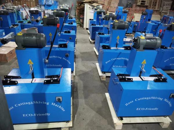2 inch 75kg Electric Hose Cutting And Skiving Machine Ideal for Industrial