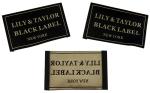 50D Polyester Yarns Clothing Woven Labels custom color size For Clothes / Gifts