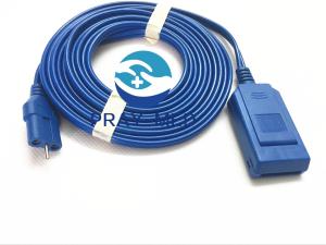 Wholesale PVC 3m Diathermy Patient Plate Cable For Electrosurgical Ground Pad from china suppliers