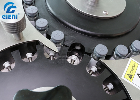 High Precision Vertical Round Bottle Labeling Machine Non Stop