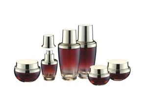 Wholesale Red Serum Glass Lotion Bottles Not Deformation Environmental Friendly Material from china suppliers