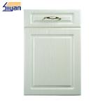 Calssic Style Rsliding Cupboard Doors , Pvc Film Pressed Mdf Bathroom Vanity