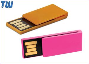 Wholesale Slim Mini Plastic Noble Paper Clip Usb Flash Drives Delicate Design for Gifts from china suppliers