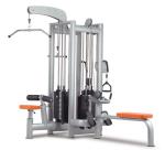 Commercial Gym Equipment Adjustable Pulley 4-Station Strength Training Cable