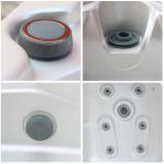 27pcs Jets 2 Lounges Outdoor Spa Hottub Whirlpools Massage Hot Tub