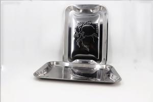 Wholesale Fashional Design Stainless Steel Tea Tray , Stainless Steel Baking Tray 0.5mm Thickness from china suppliers