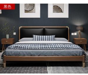 Wholesale Modern Ash Wood Platform Bed Furniture Fashion Design For Hotels / Apartments from china suppliers