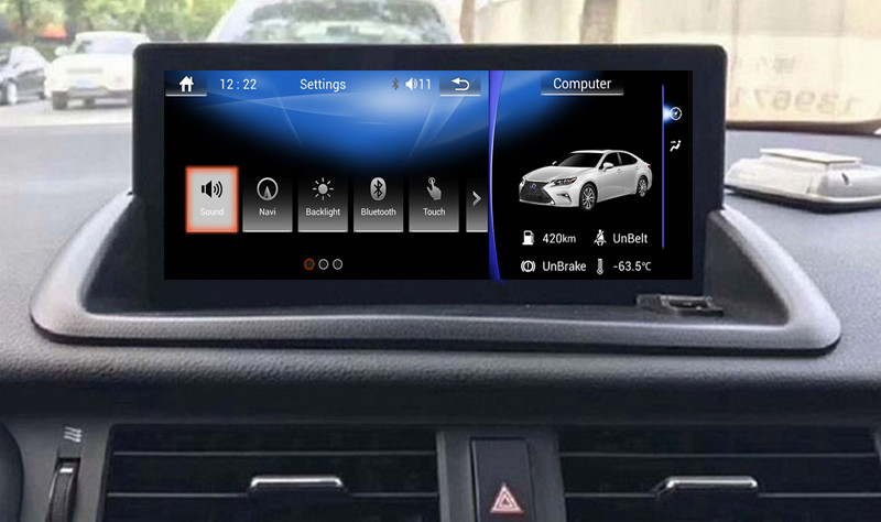 Ouchuangbo car radio dual zone gps navi 1080 video for Lexus CT 200 2011-2017 with USB SWC Bluetooth android 8.1 system