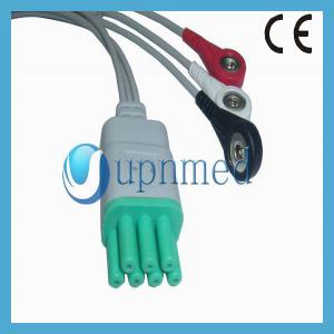 Wholesale Mindray Telemetry 3 lead ecg cable with snap from china suppliers