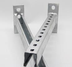 Concrete Diagonal Brace 316L Steel Plate Brackets Metal Bracket Seismic 10mm