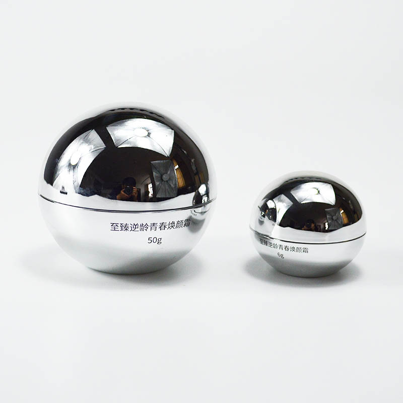 5g Ball Shape Acrylic Eye Cream Container for SKIN CARE Collar Material Acrylic