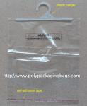 Professional Flexible Packaging Poly Bags With Hangers / Custom Shopping Bags