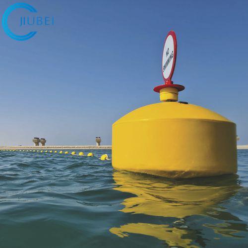 Yellow Marker Buoys In Water Marine Navigation Beacon Buoy Marine Navigation