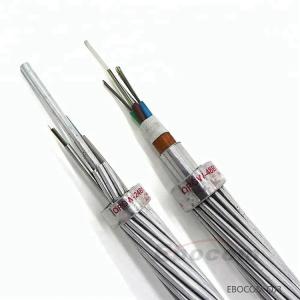 Wholesale Opgw Cable Ground Wire Stranded Fibra 6 8 12 16 24 36 48 60 72core tension low price OPGW from china suppliers