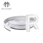 Anodized Channel Letters White Color Channelume Aluminum Trim Cap