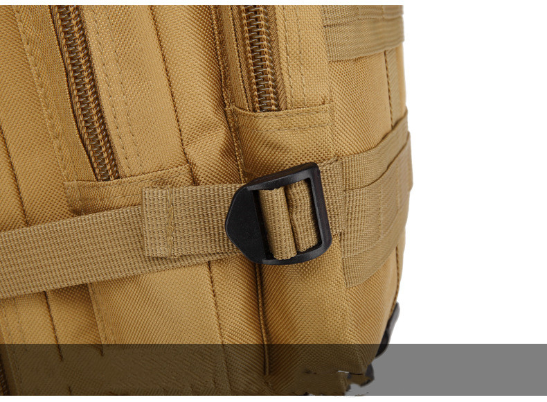 35L 900D Tactical Hiking Backpack Coyote Brown Double Stitched