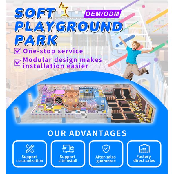Kids Family Entertainment Center Indoor Soft Playground Children Entertainment Equipment Soft Playground Park