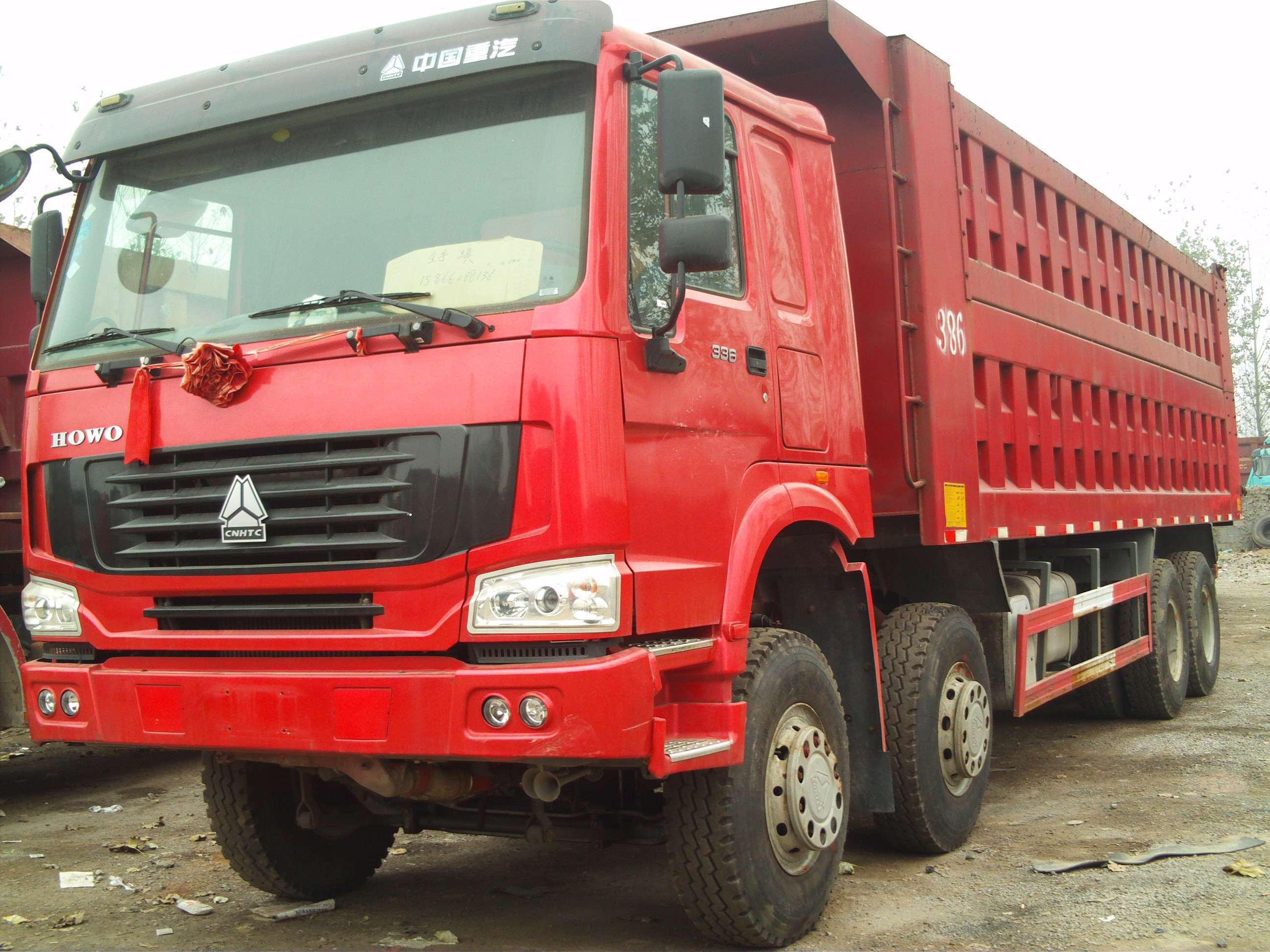 30 CBM Heavy Big Heavy Duty Trucks , 10 Wheel Dump Truck Capacity