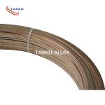 4mm*12mm 6J13 Copper Manganese Alloy Resistance Flat Ribbon / Strip