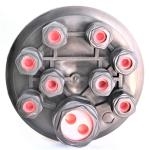 288 core FTTH Fiber Optic Joint Closure , Big capacity fiber box PP ABS 12tray