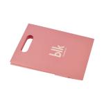 Bio - Degradable Pink Paper Bags Packaging Clothing With Die Cut Handle