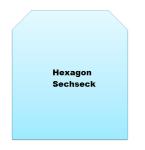 Hexagon Glass Bottom Plate With Compressive Stress Layer Safety