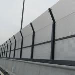 Highways Perforated Metal Acoustic Panels Sound Barrier Fence Sheets