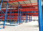 Storehouse Very Narrow Aisle Racking Adjustable Width 2300-3500mm Blue Coated