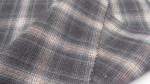100% Cotton Yarn Dyed Casual Shirt Washed Plaid Fabric 120g 150 Cm