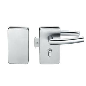 Wholesale Glass door locks LC-032, stainless steel 304 plate, finishing satin or mirror from china suppliers