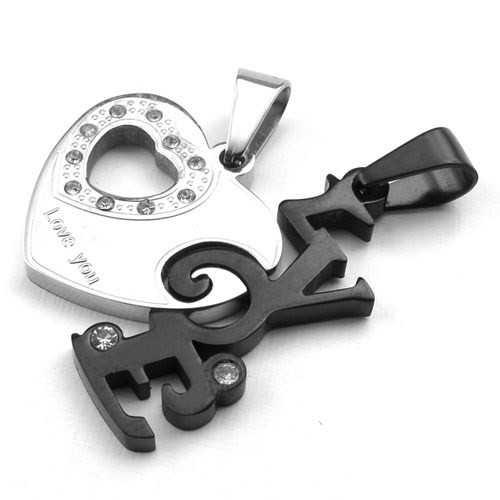 Tagor Stainless Steel Jewelry Fashion 316L Stainless Steel Pendant for Necklace