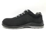 Butted Seam Waterproof Safety Boots Cemented Lining Black Steel Toe Work Boots
