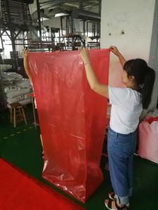 Wholesale Biodegradable Heavy Duty Clear Plastic Bags Red Color Offset Printing from china suppliers