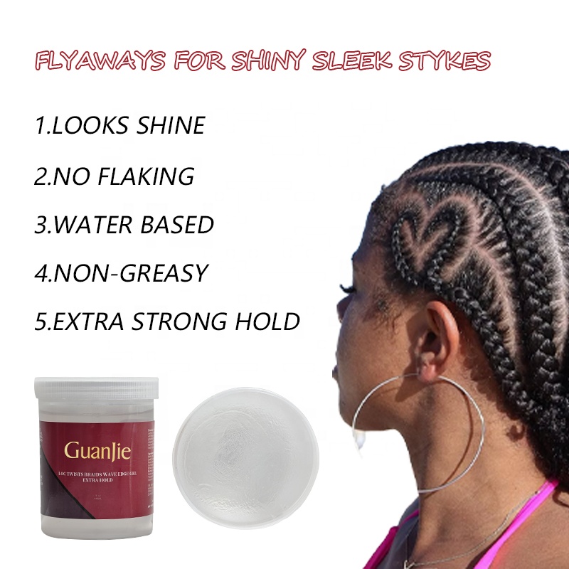 16 oz Hair Edge Control for Smooth All Day Styling Extra Strong Hold and Anti-Frizz