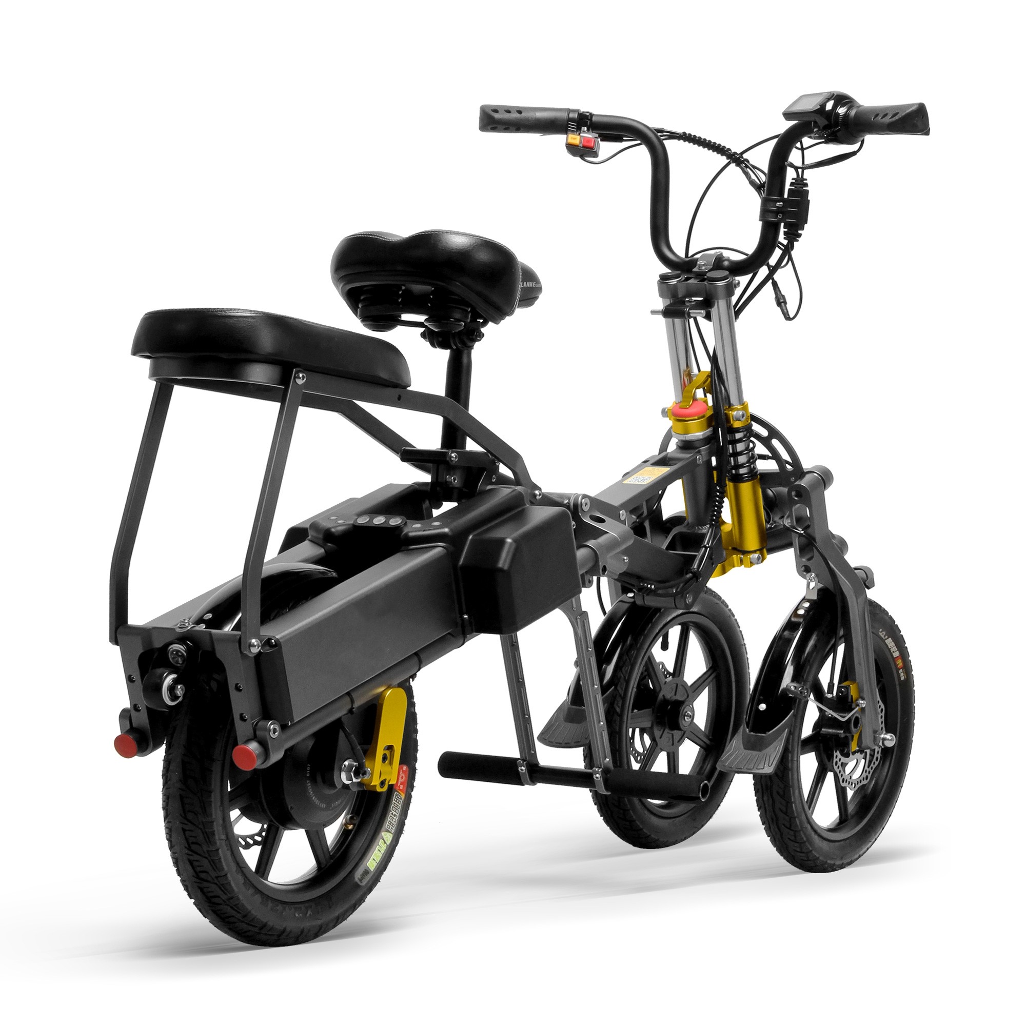 On sale Quick Folding Electric Road Scooter Double Batteries