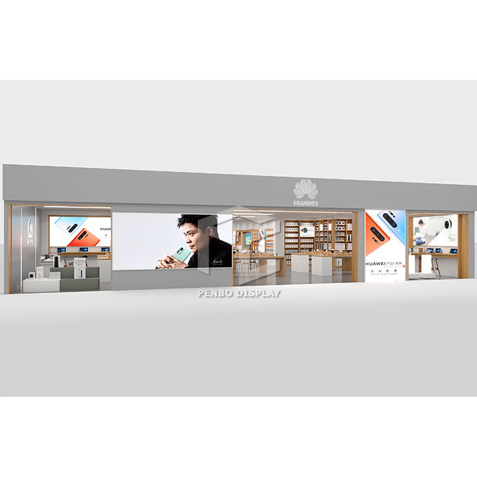 OEM MDF Mobile Phone Display Shelf Cellphone Accessories Retail Store Stand